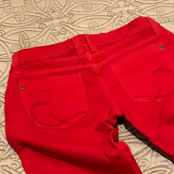 By DITTOS: Red Hot Skinny Ankle Zip Suzie Jeans - Picture 5 of 7